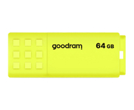 Pendrive (pamięć USB) GOODRAM 64GB UME2 odczyt 20MB/s USB 2.0 żółty